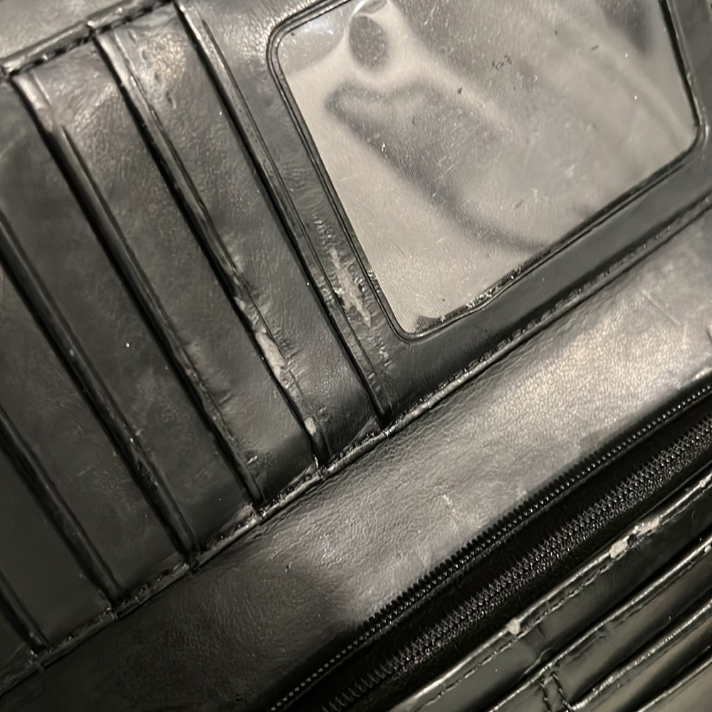 Coach Black Leather Long Wallet.  Pre-Loved. - Picture 13 of 16